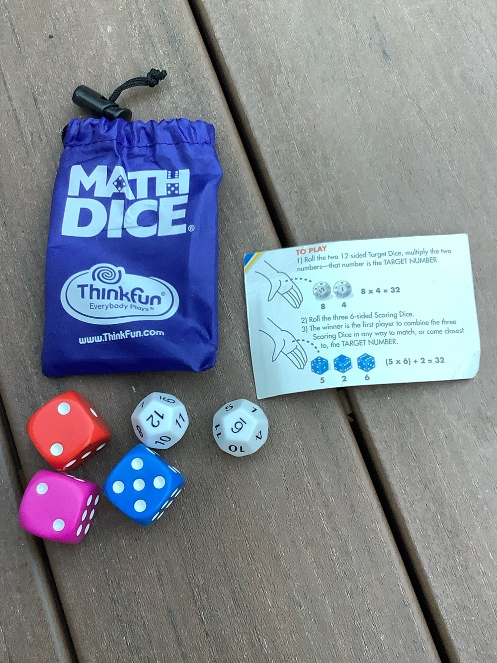 Math Dice Game
